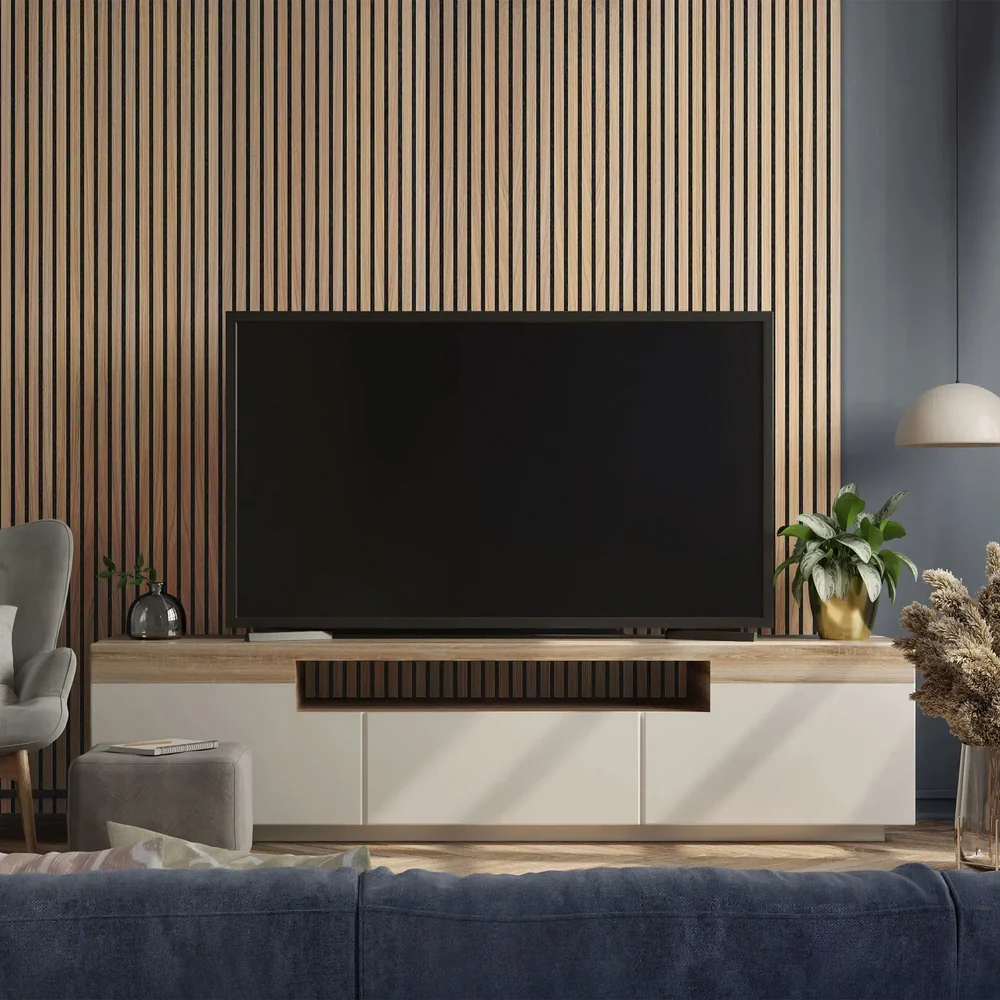 Acoustic Slatted Wall Panel 270 x 110 - Luxury Finish